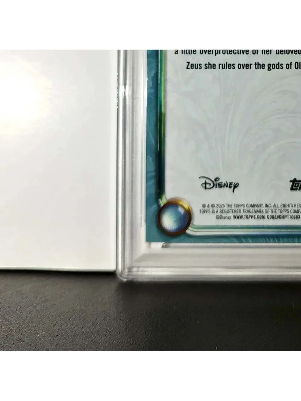 Hera 2025 Topps Disney Wonder #135 Diamond Card Hercules PSA 7